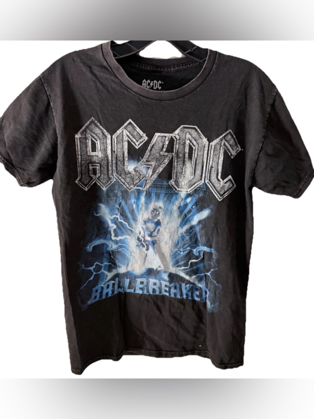 ACDC Ballbreaker US Tour 1996 Graphic T Shirt Black Mens Small